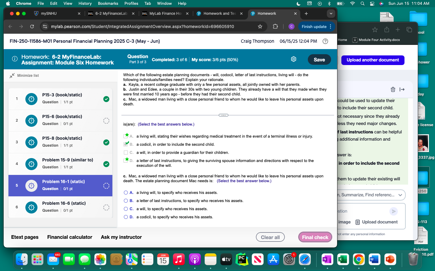 answer it Chrome File Edit View History Bookmarks