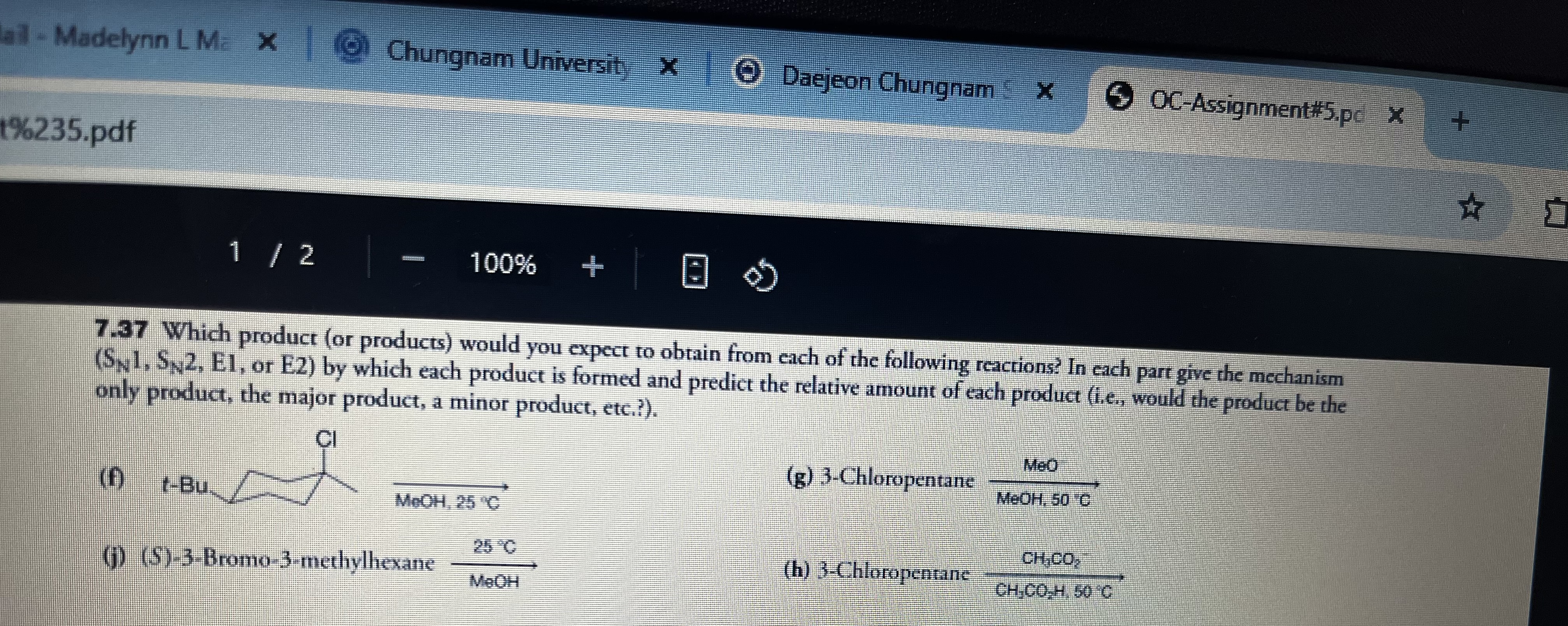 Answer please ail - Madelynn L M. x () Chungnam