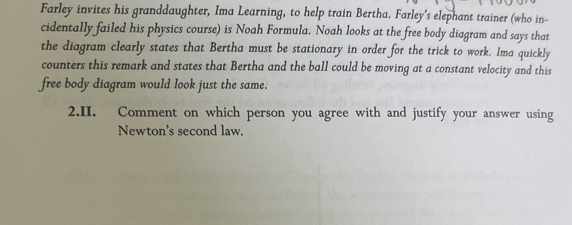 Farley invites his granddaughter, Ima Learning,