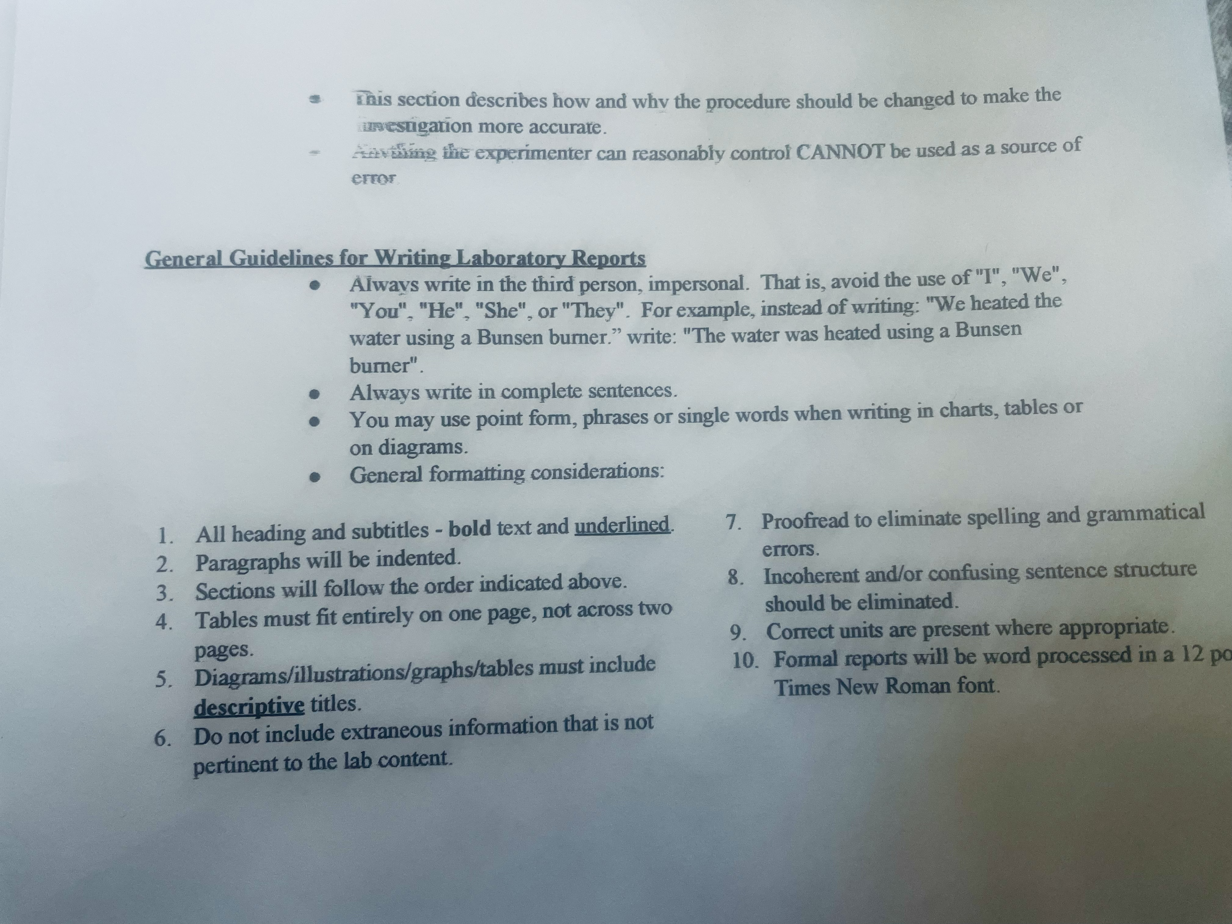 Problem for Science Lab Report Due to the mineral