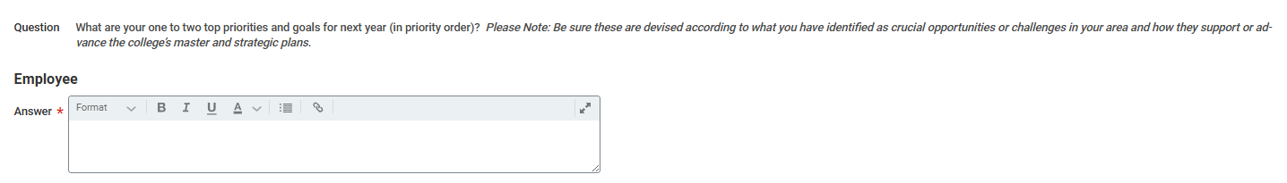 help Question What are your one to two top