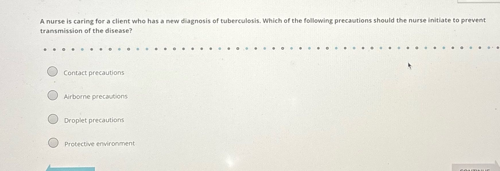 A nurse is caring for a client who has a new