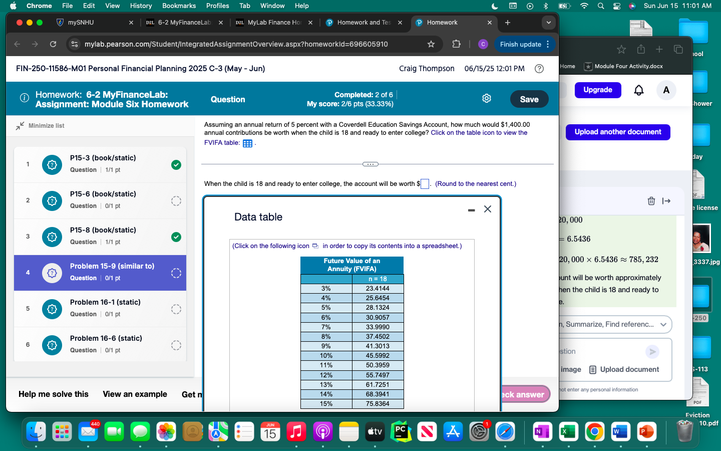 ANSWER IT Chrome File Edit View History Bookmarks
