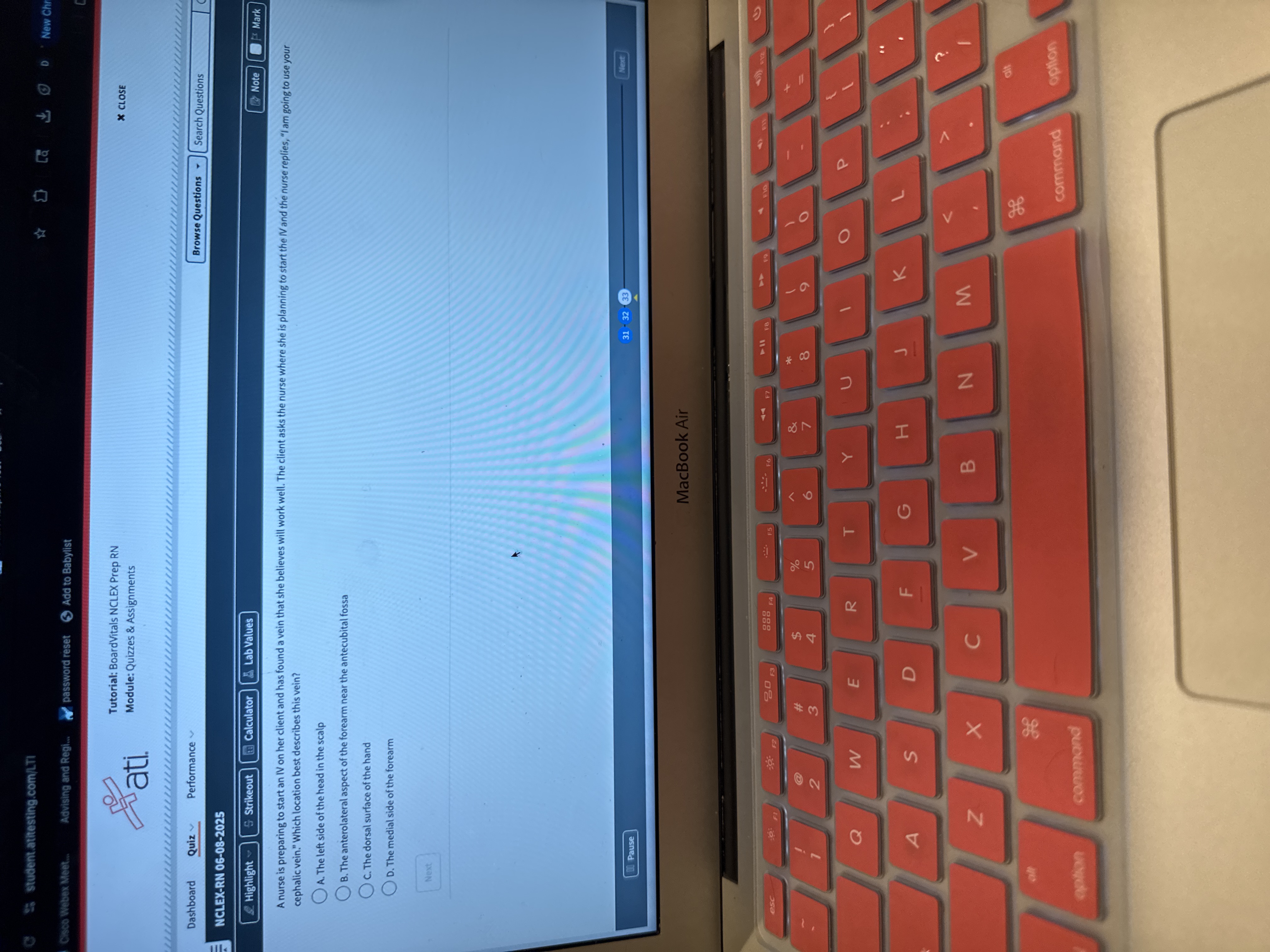 . 5 student.atitesting.com/LTI Ca Cisco Webex