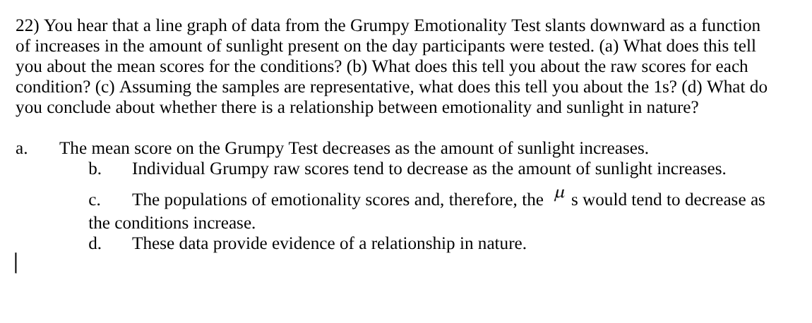 answer and explain in simple words 22) You hear