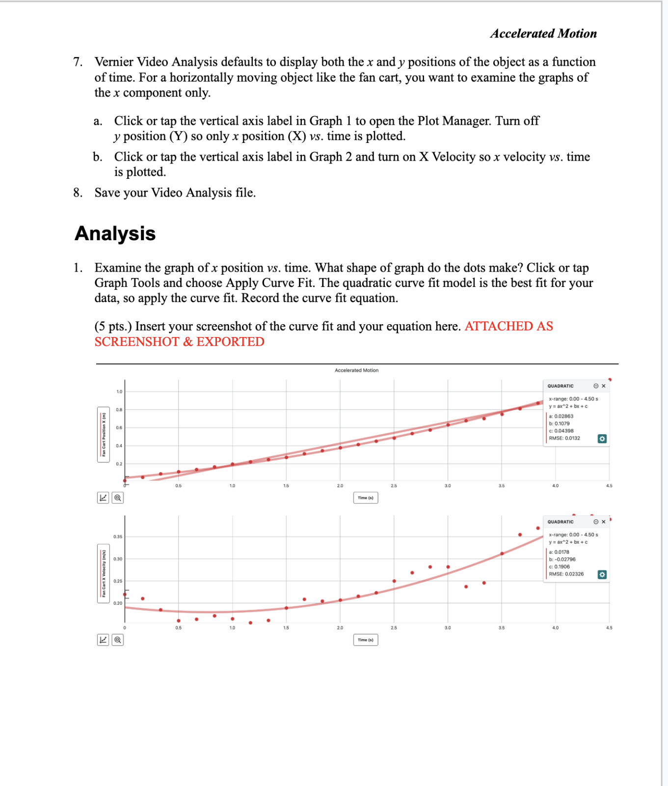 Activity 2 Accelerated Motion Introduction How