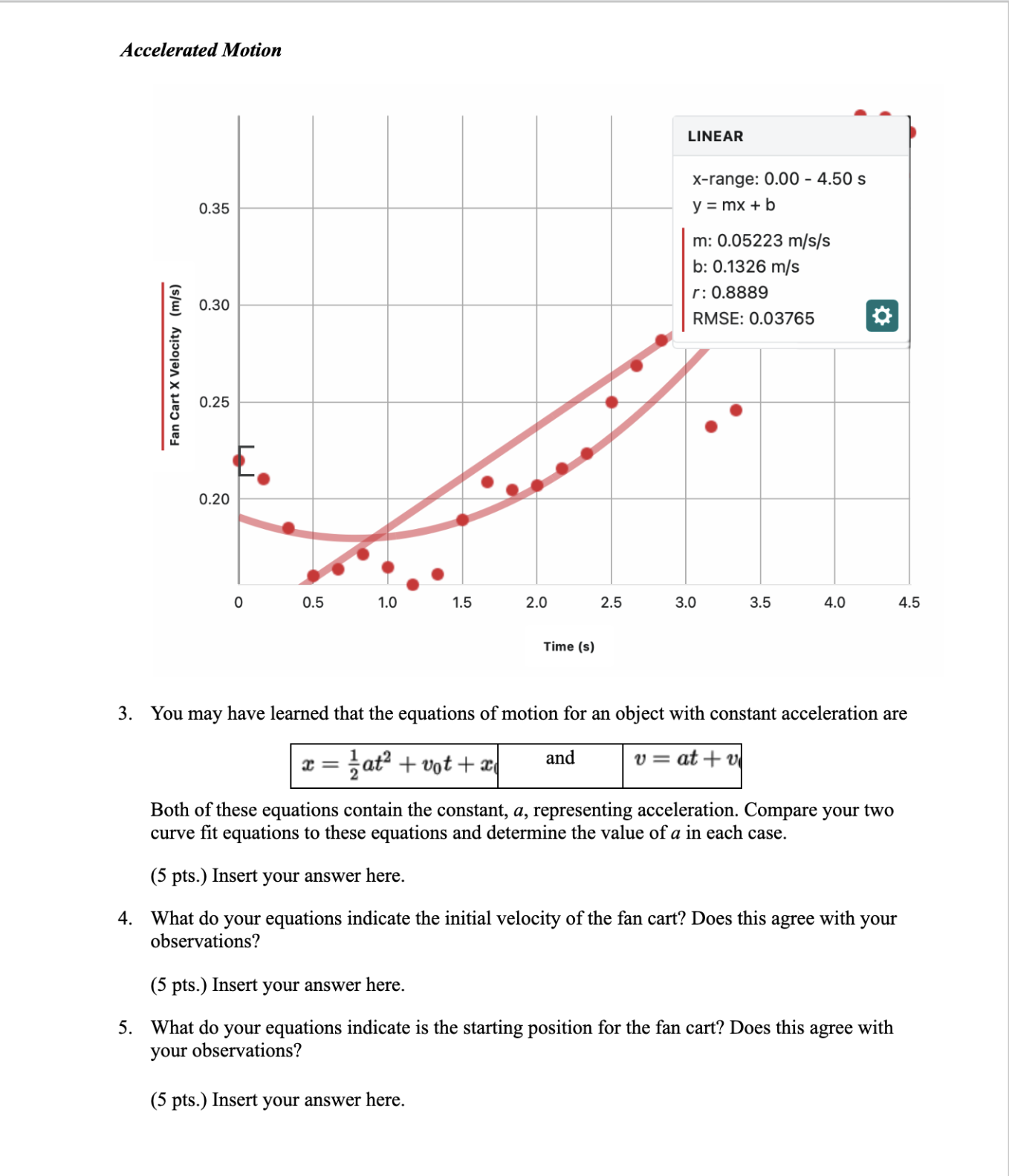 Activity 2 Accelerated Motion Introduction How