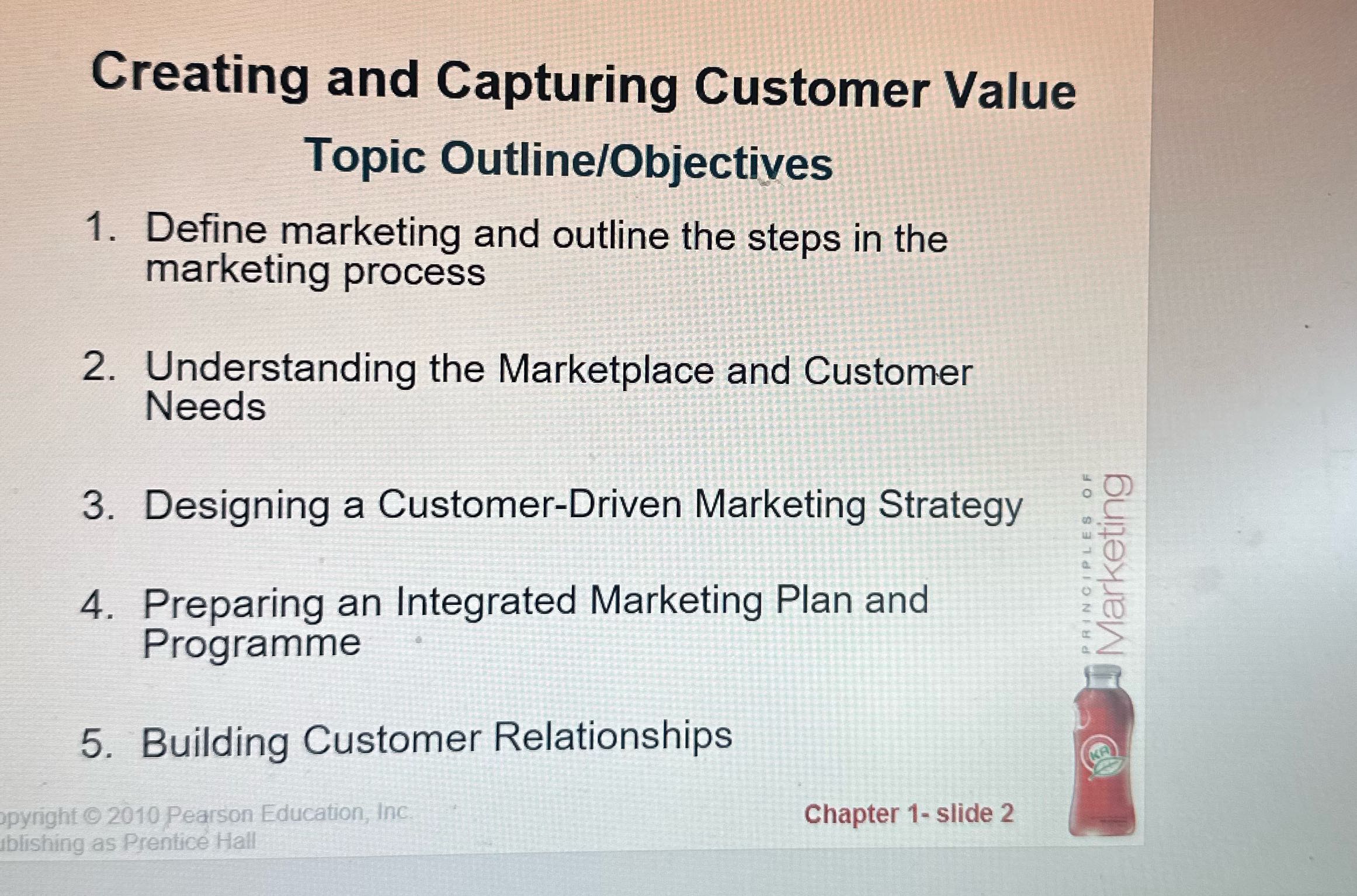 Answer the questions Creating and Capturing