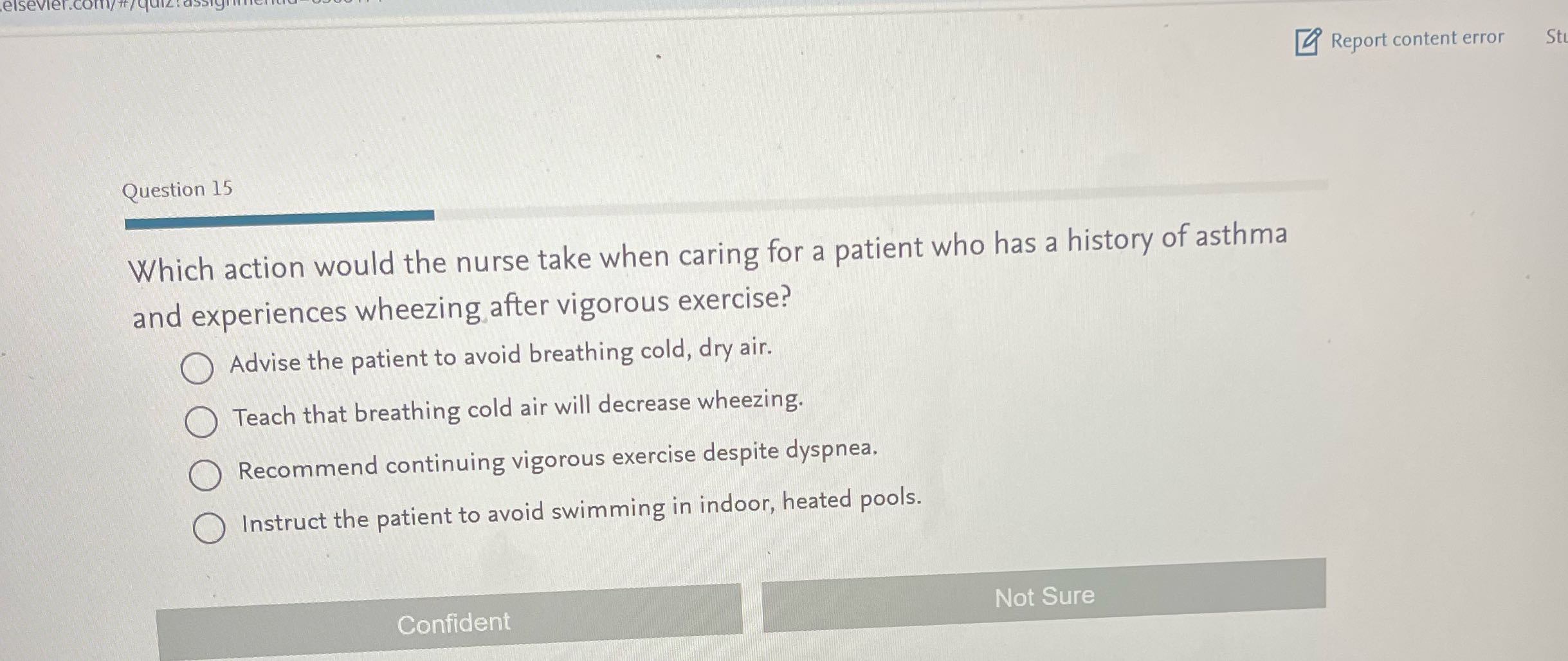 elsevier.com Report content error Stu Question 15