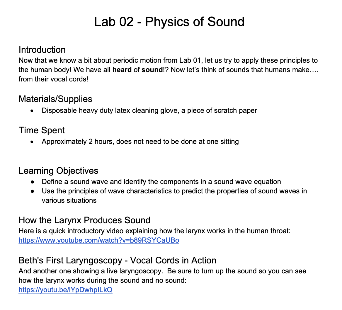 Introductory to Physics: LAB 2 Instructions:
