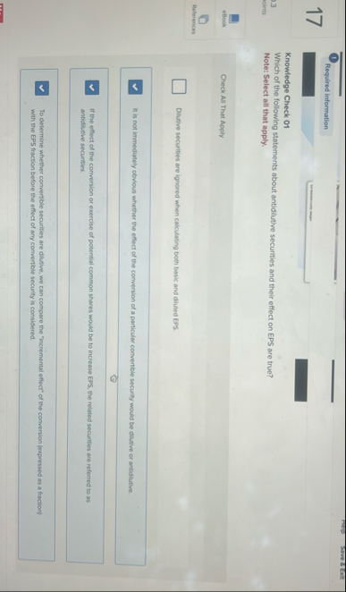 Required information 1 7 Knowledge Check 0 1