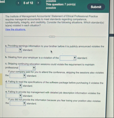 est 5 of 1 2 possib. Thlo questions 7 pointle )