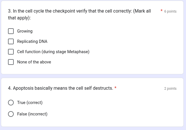 answer 3. In the cell cycle the checkpoint verify