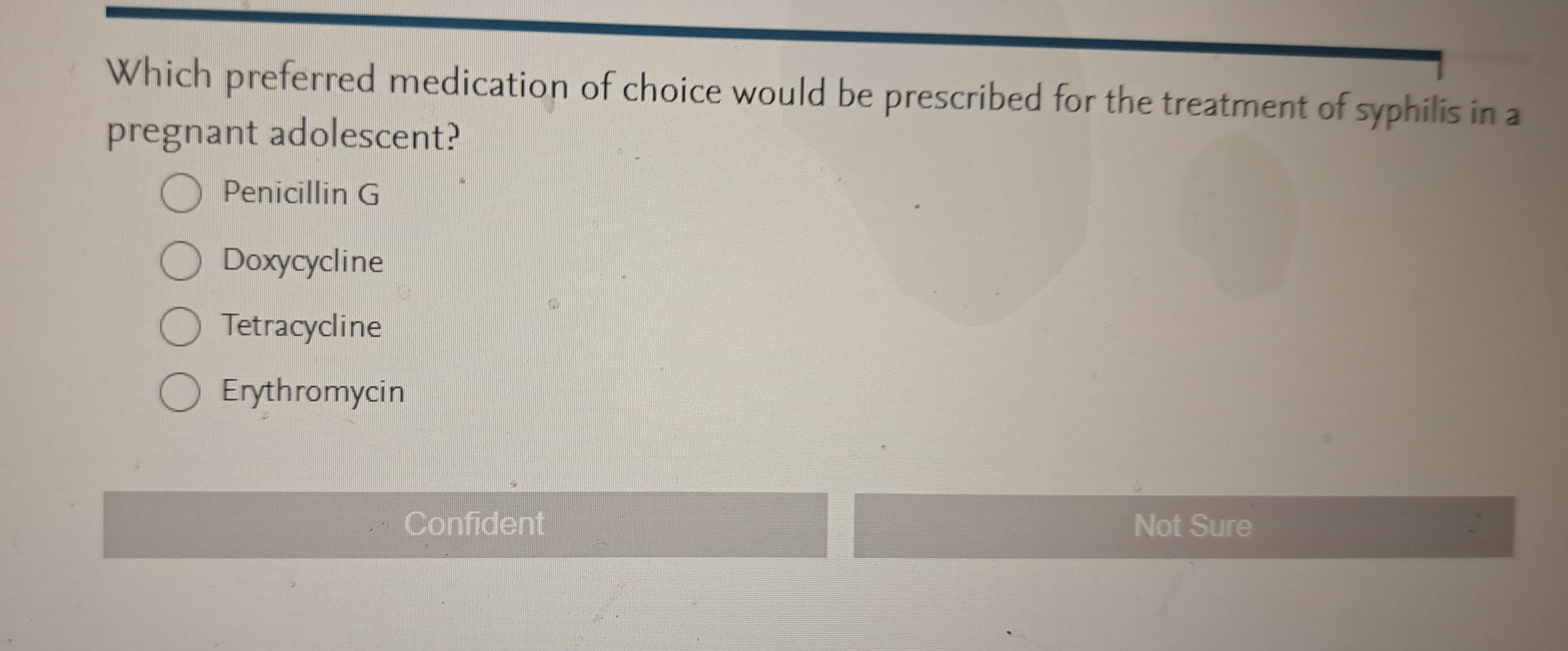 Which preferred medication of choice would be