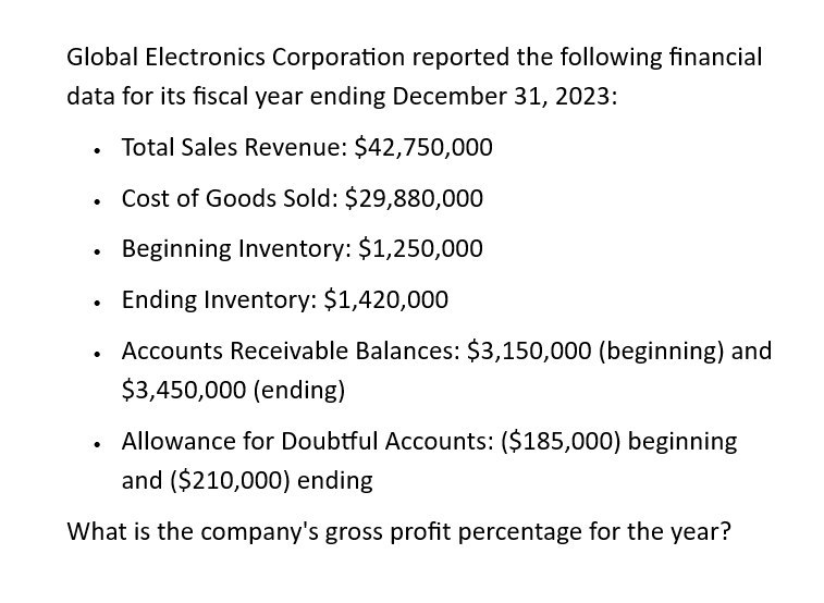 explain properly all the answer for financial