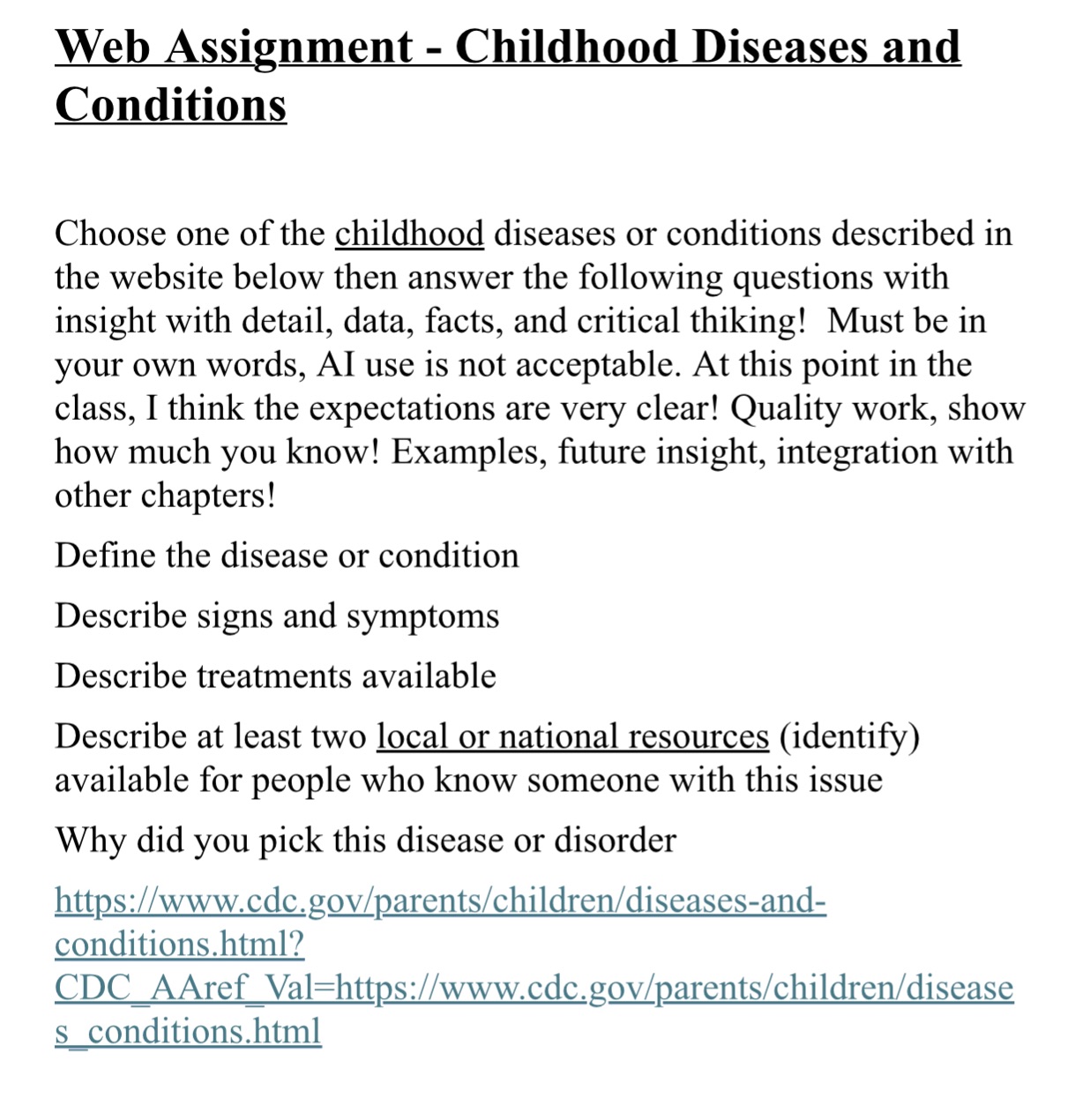 Please use the link given to answer Web