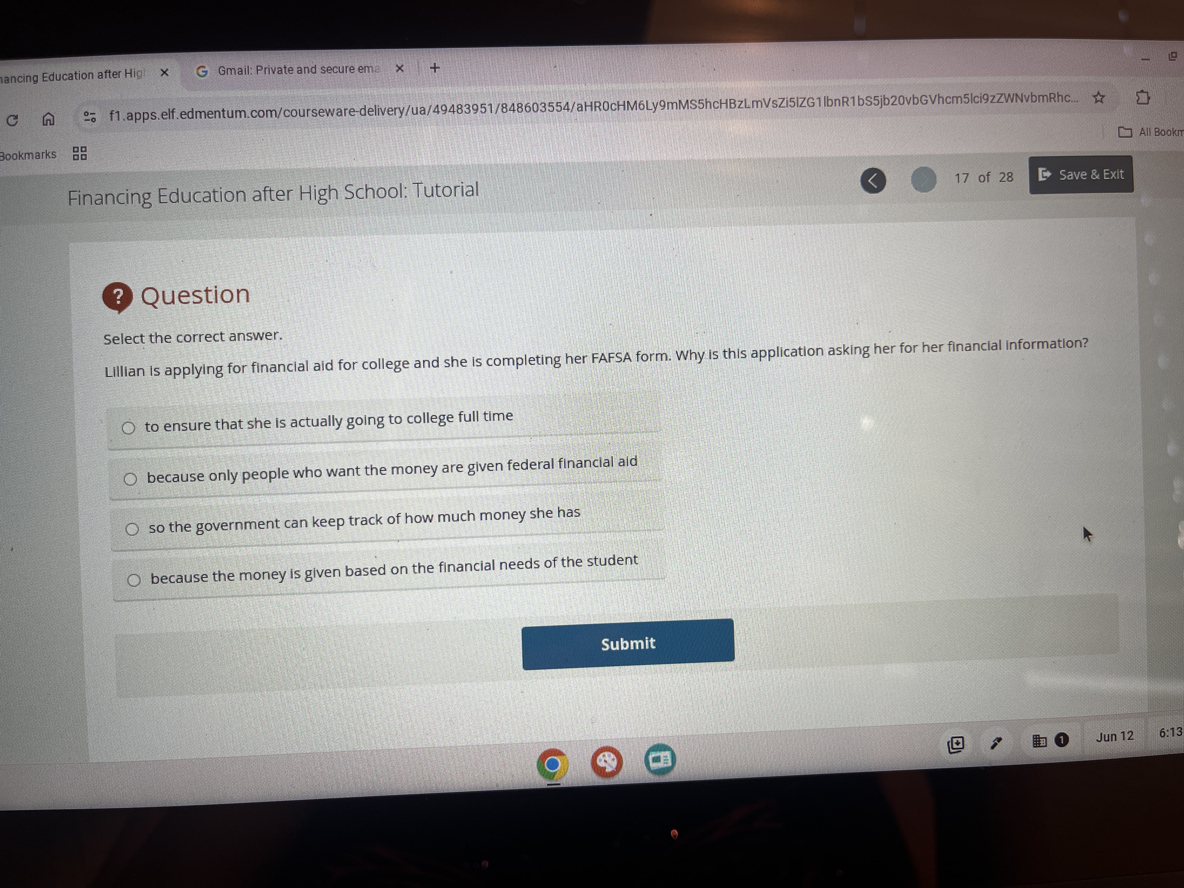 ? ancing Education after High x G Gmail: Private