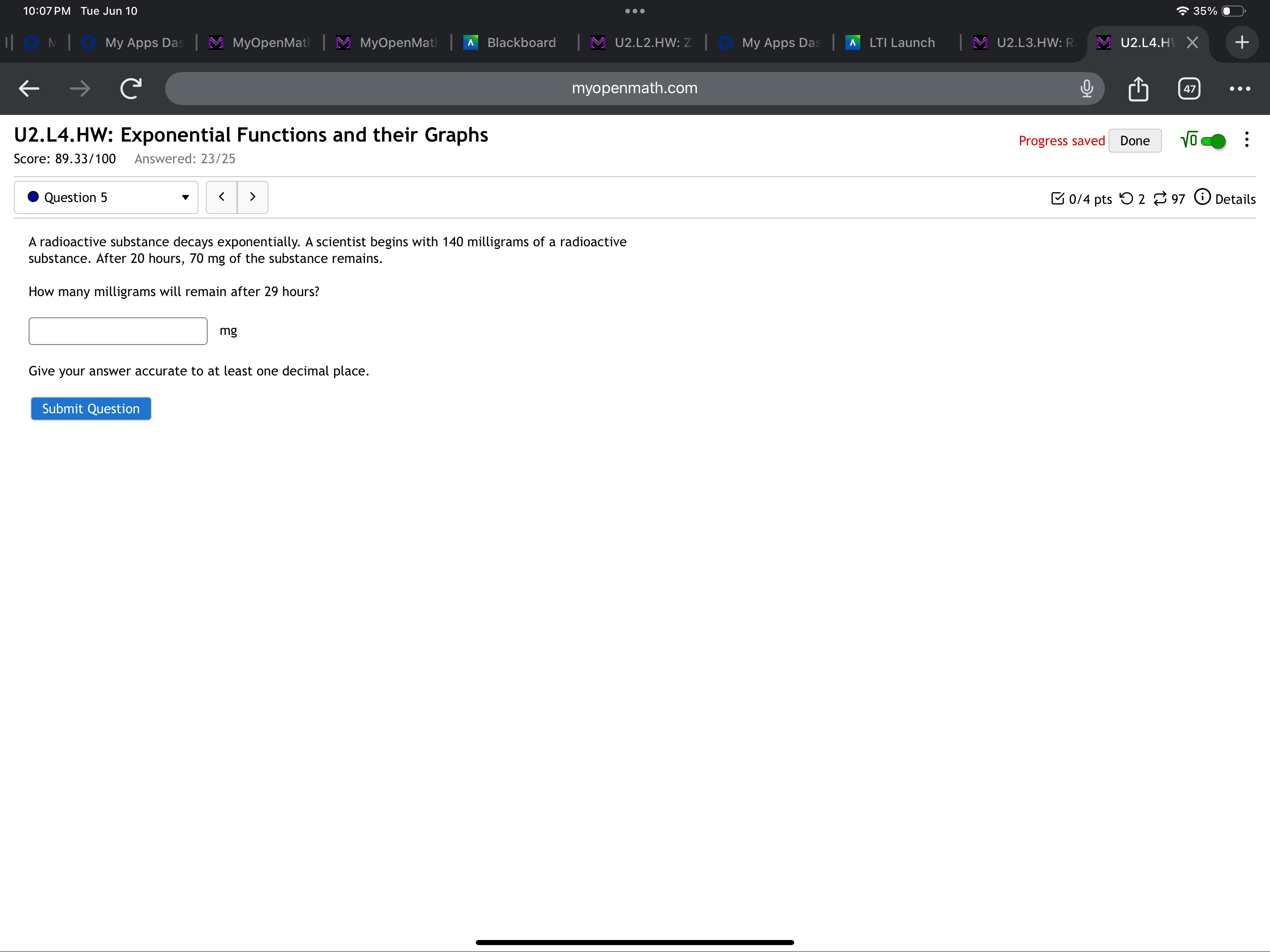 Solve this 10:07PM Tue Jun 10 1 FS 35%6 (Vane