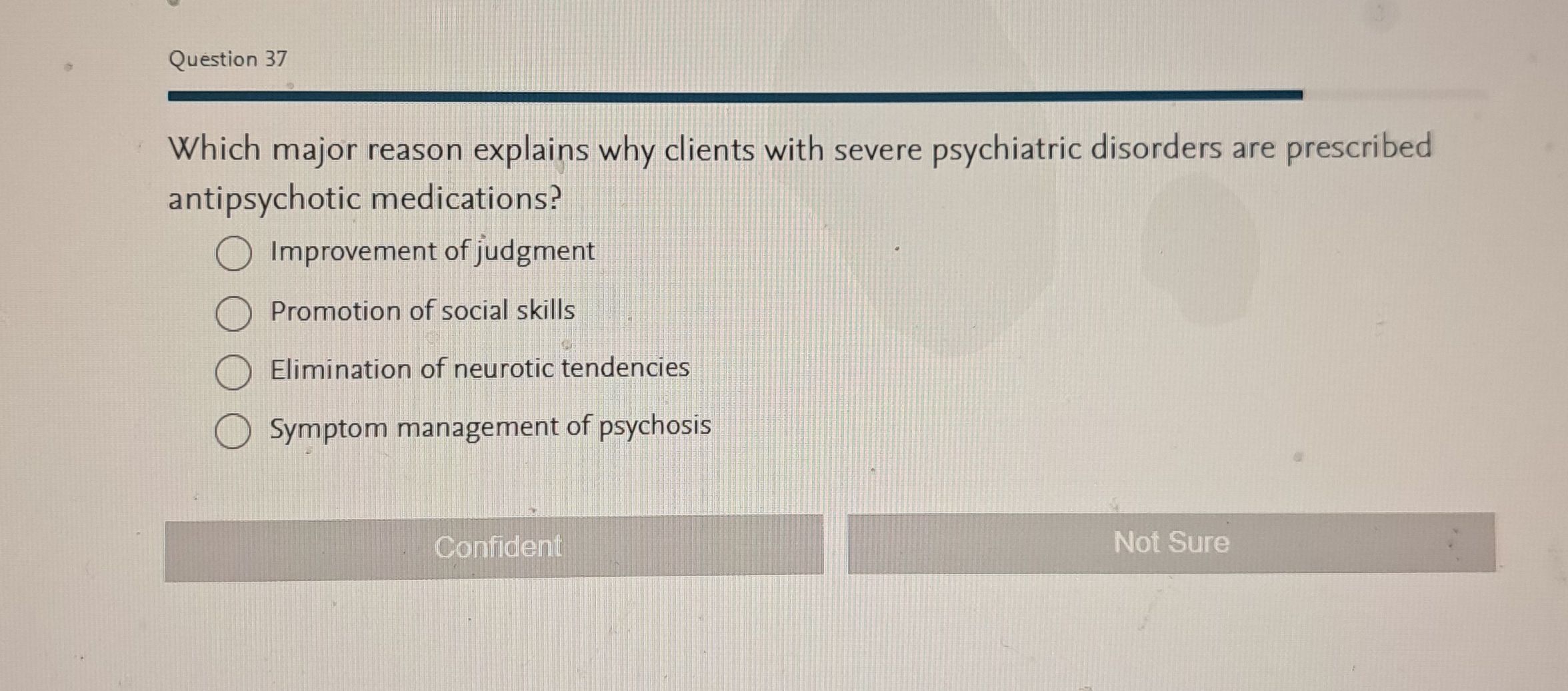 Question 37 Which major reason explains why