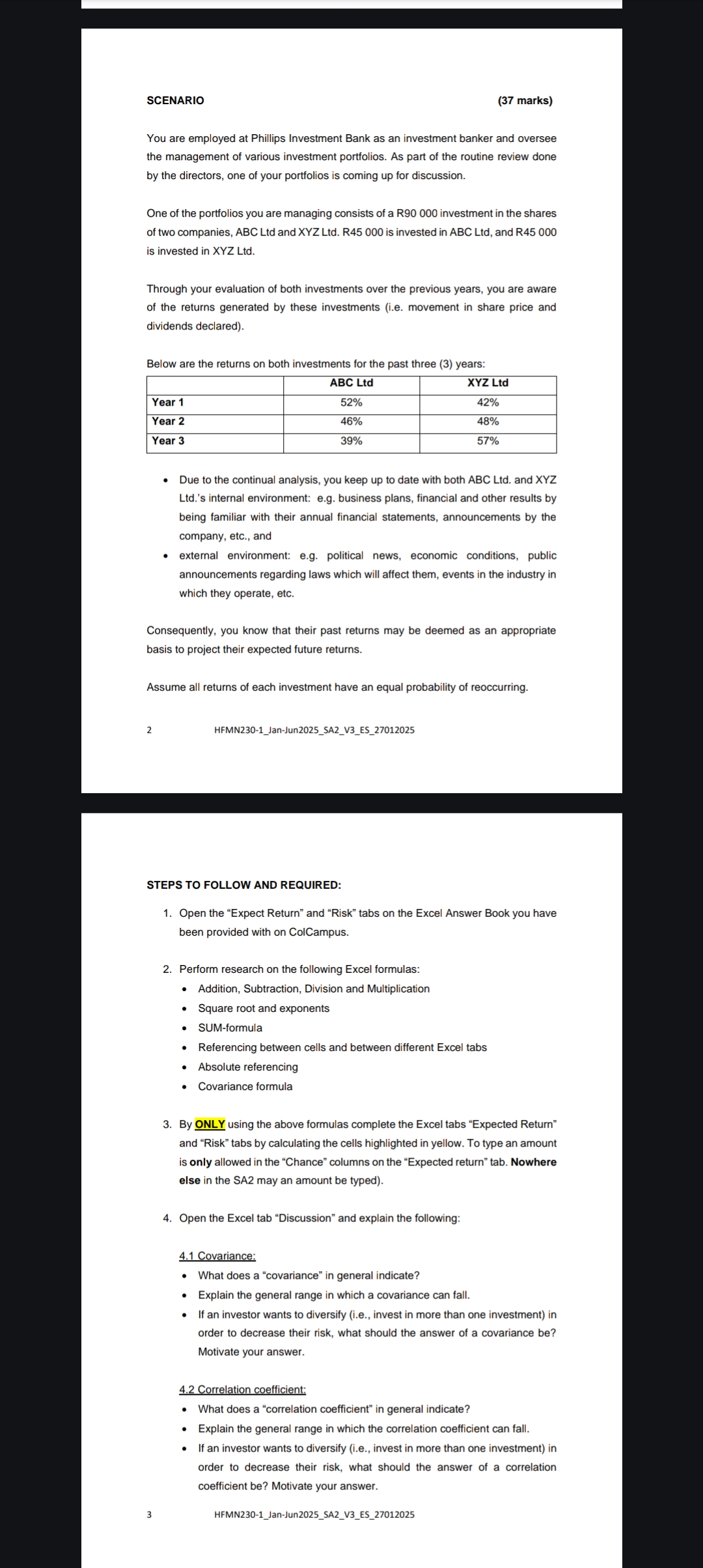 SCENARIO (37 marks) You are employed at Phillips