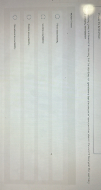 Choose the best answer. atchoog group is