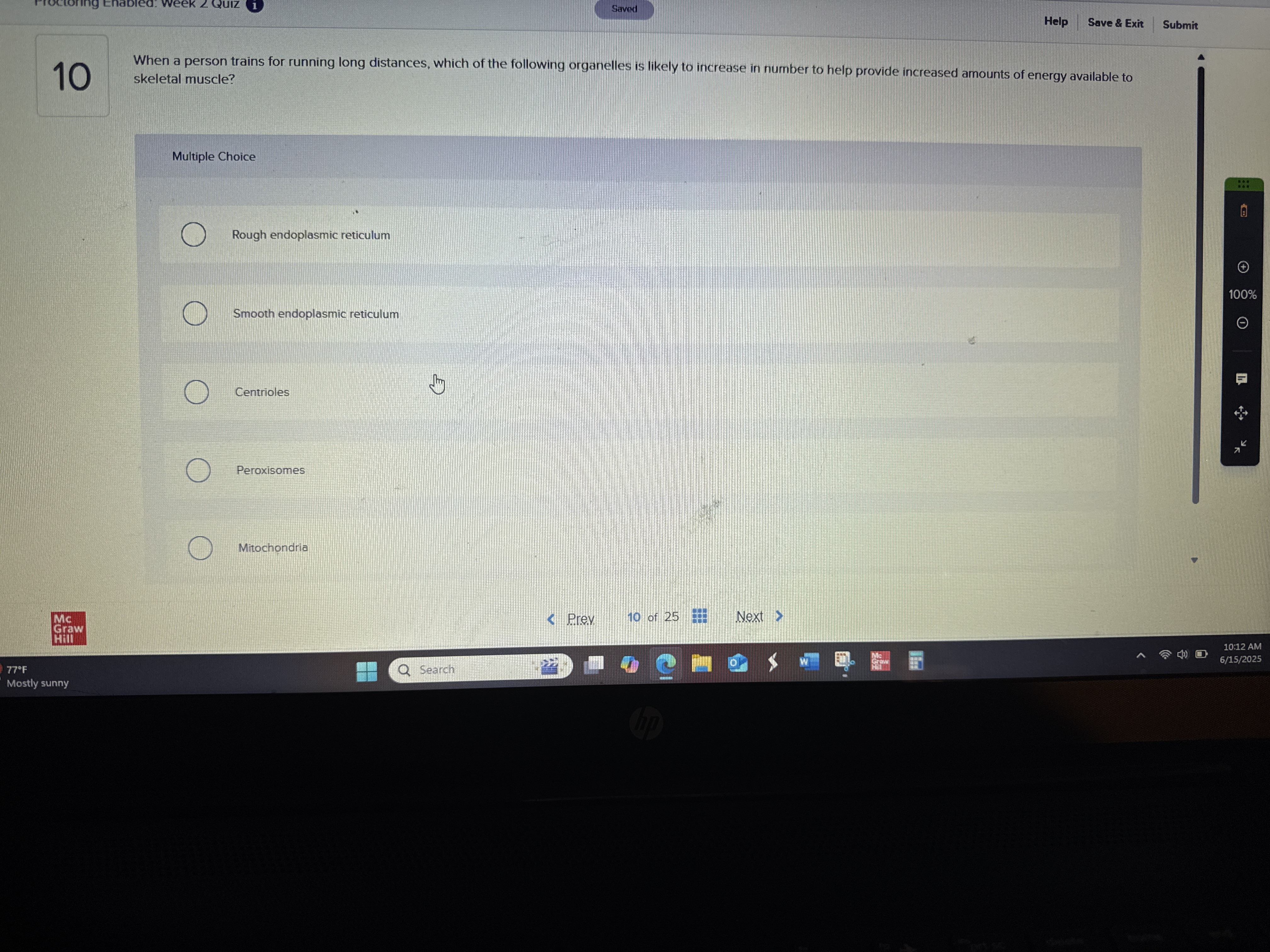 What is the correct answer Saved Help Save & Exit