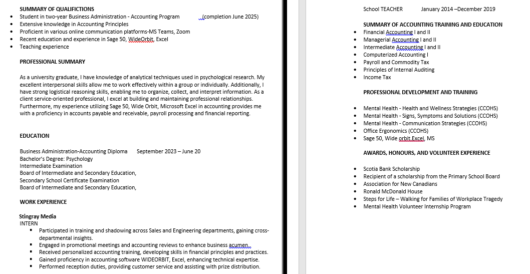 1. Describe your process for developing a media