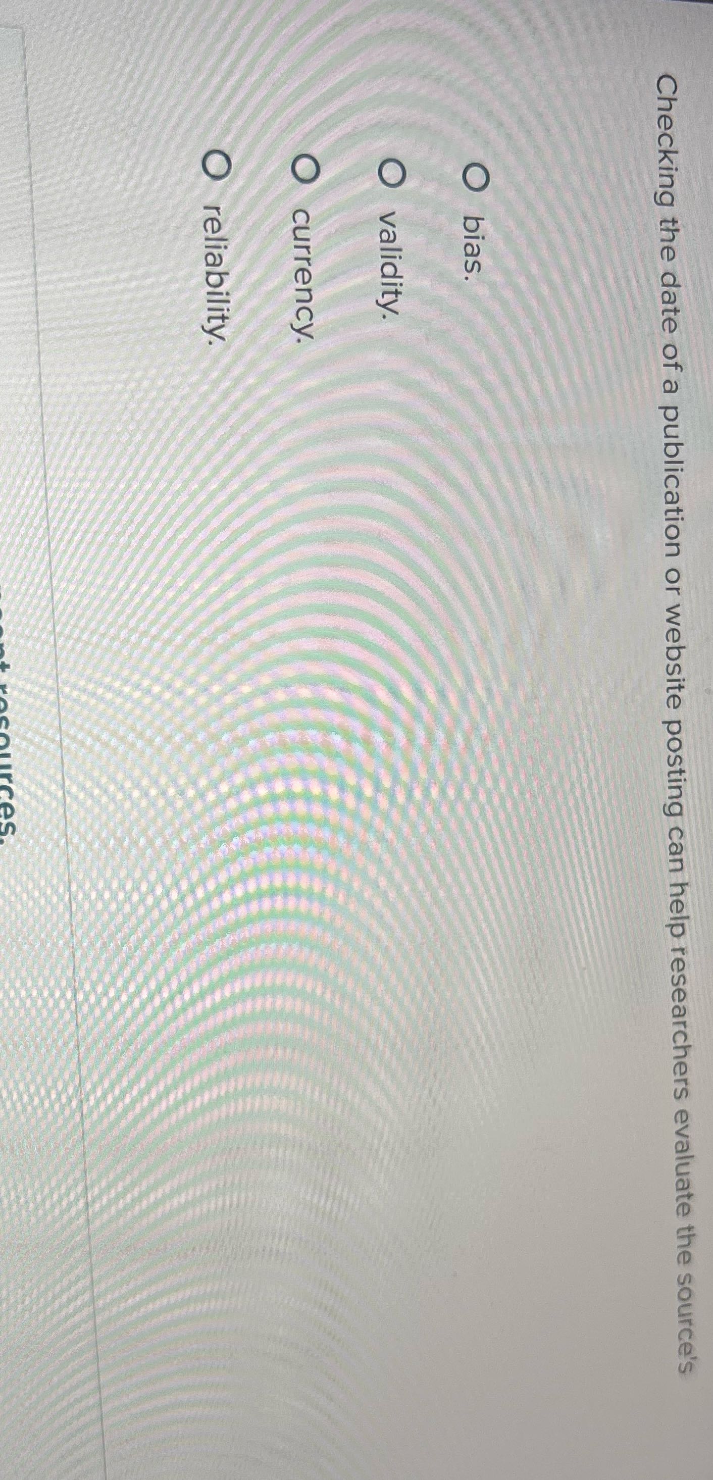 Checking the date of a publication or website