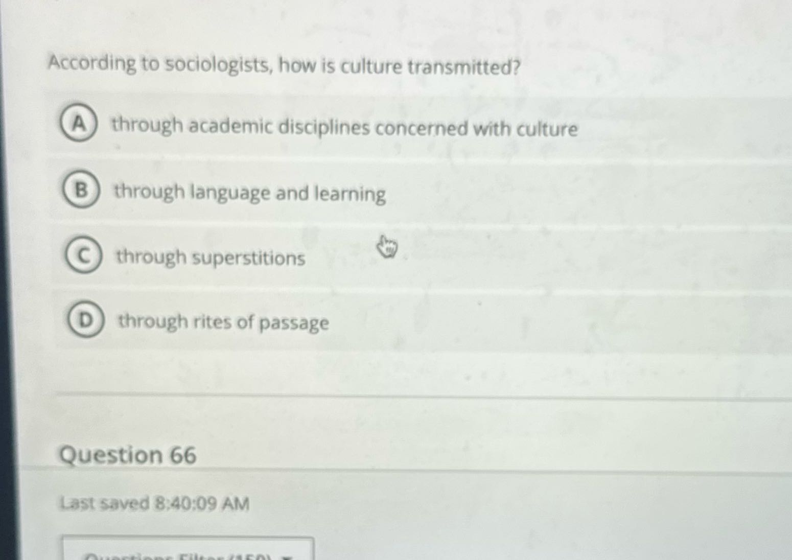 According to sociologists, how is culture