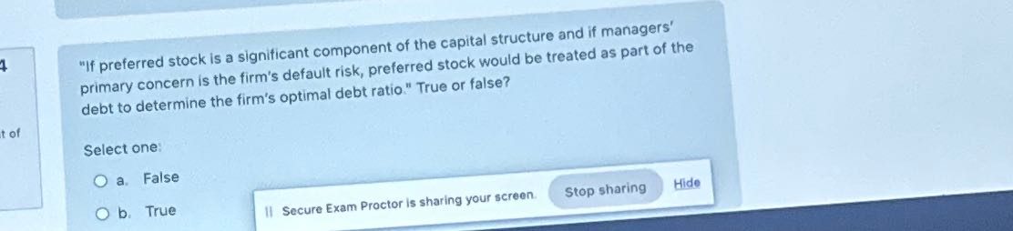 "If preferred stock is a significant component of