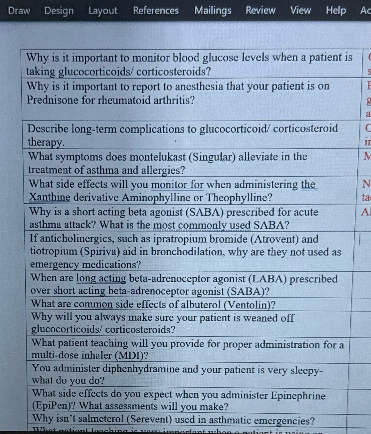 Draw Design Layout References Mailings Review