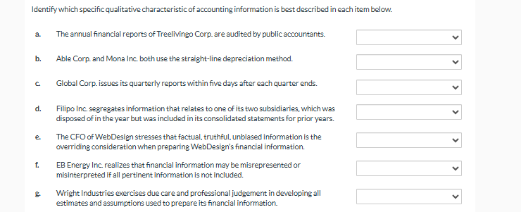 oPTIONS: Comparability, completeness, feedback