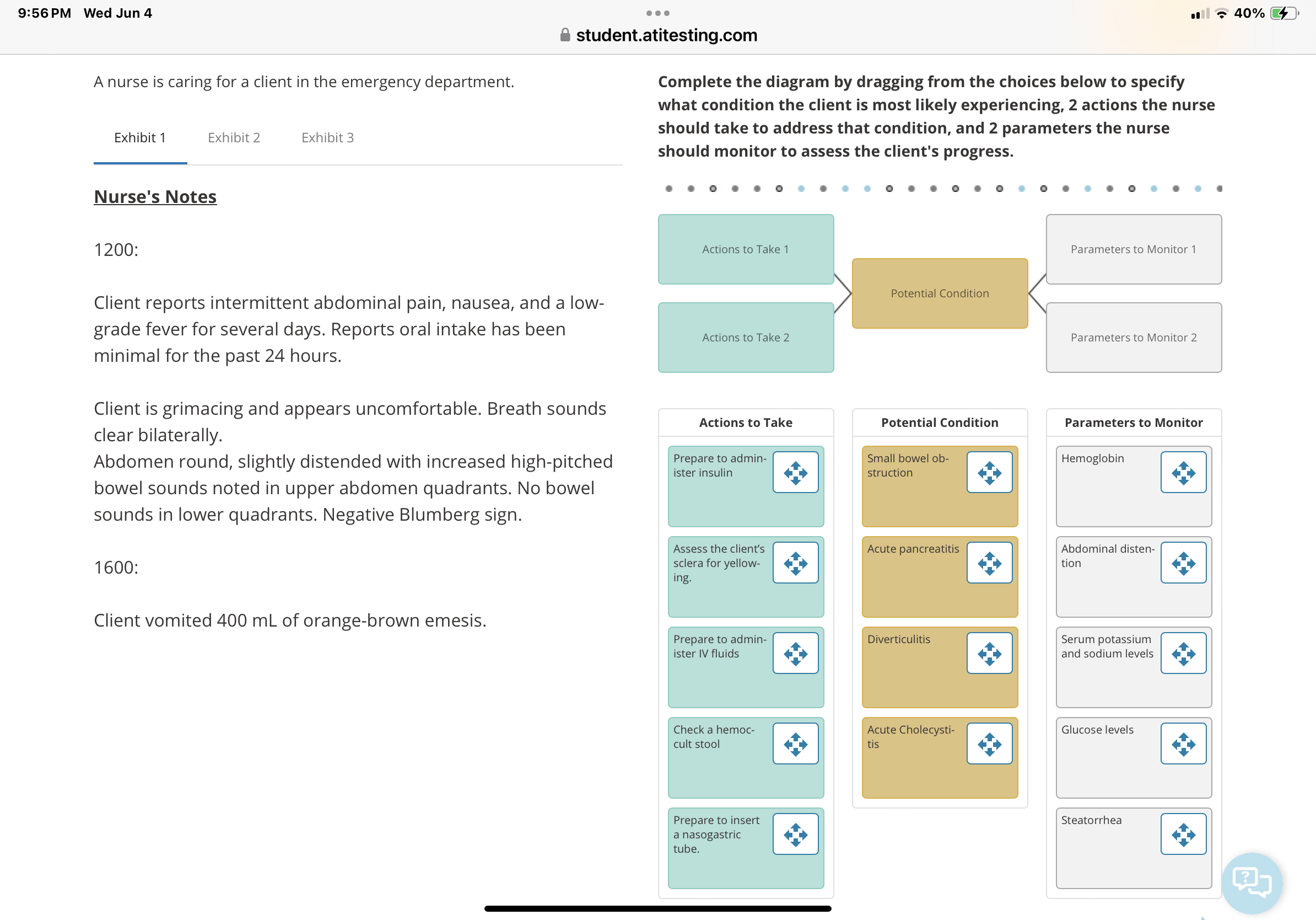 Answer 9:56 PM Wed Jun 4 . . . 40%
