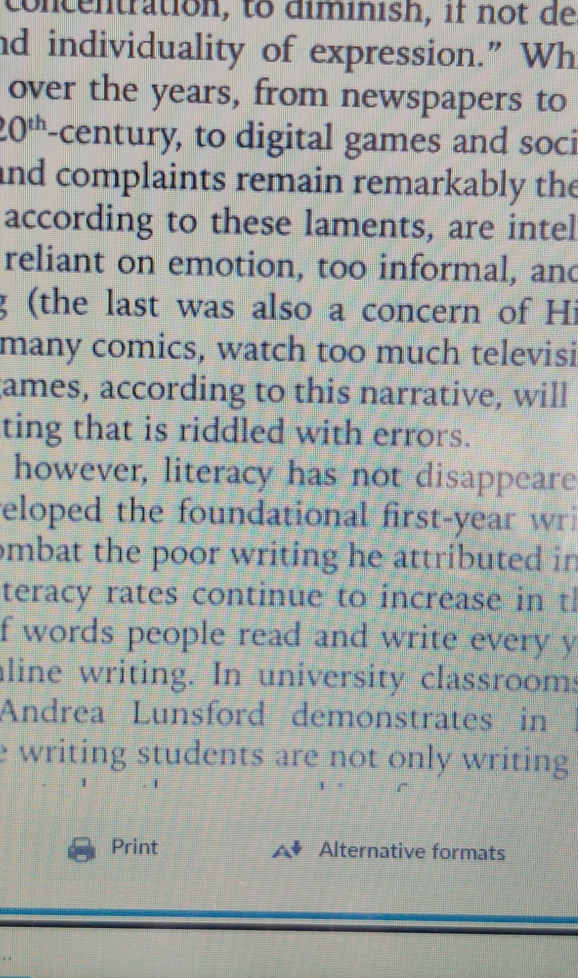 Can you help me to summarize this paragraph of