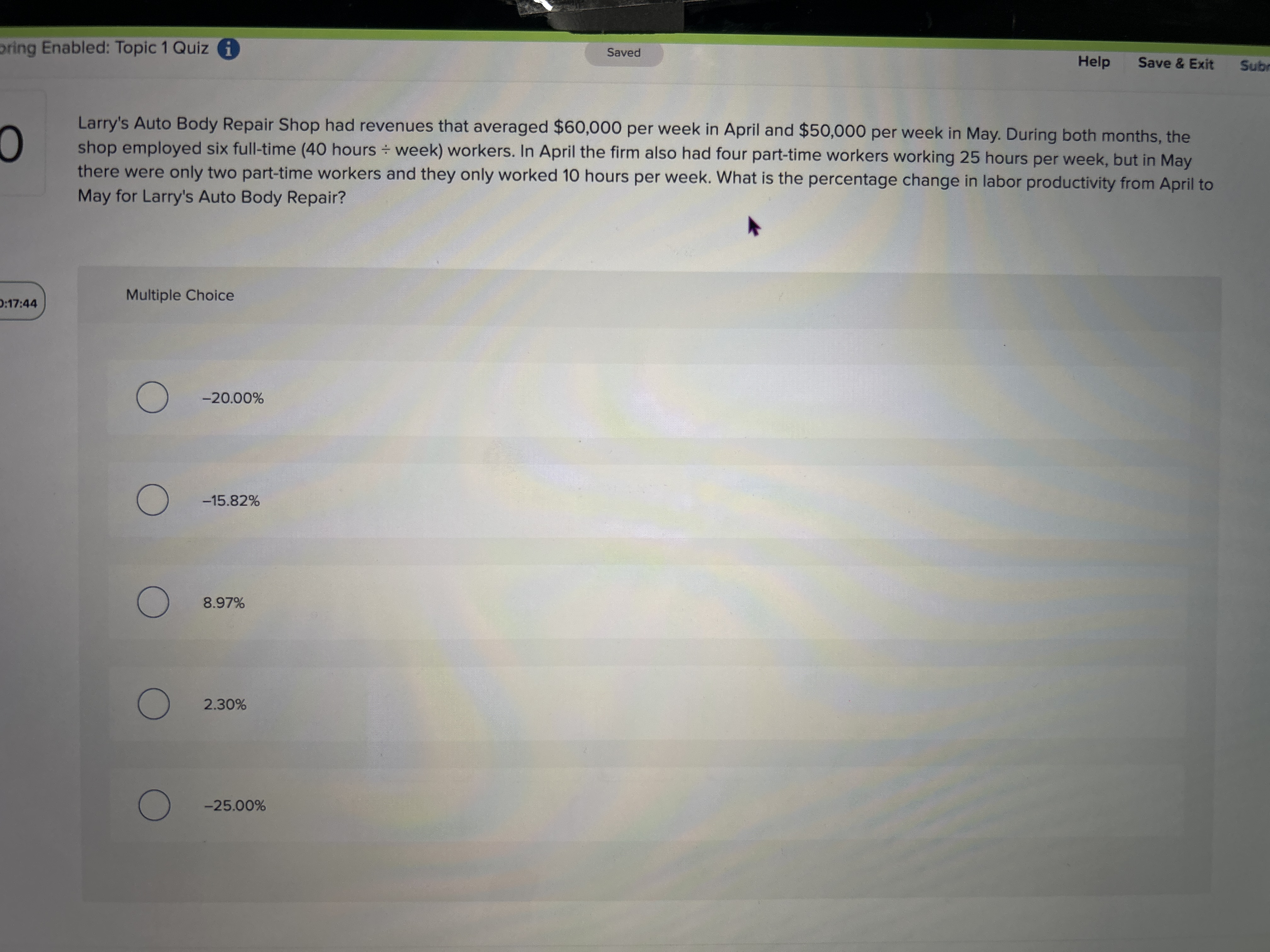 What is the percentage change in labor