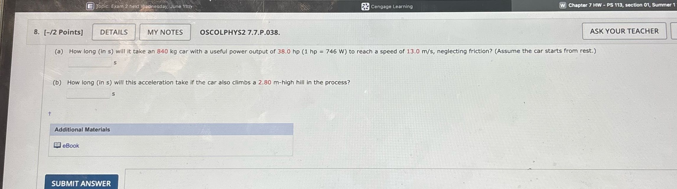 Rear dn eR OAT at ASK YOUR TEACHER [ 8. [-/2