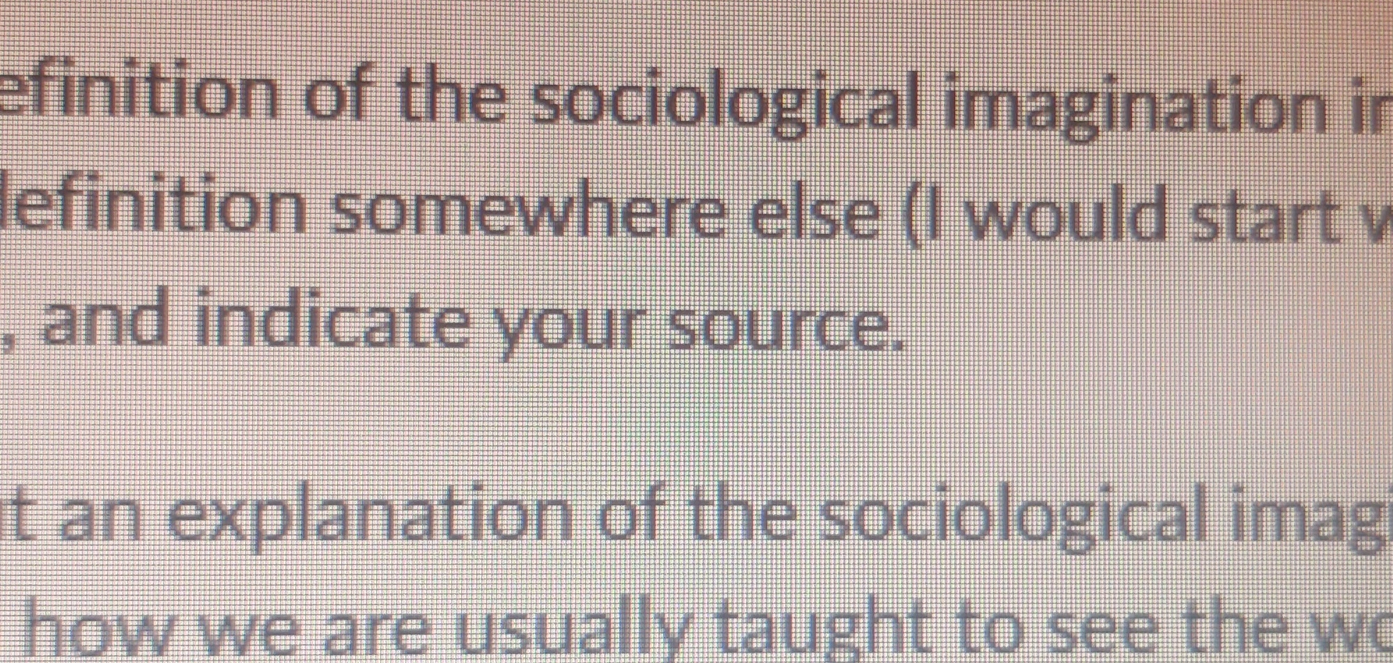 Help me to answer these questions efinition of