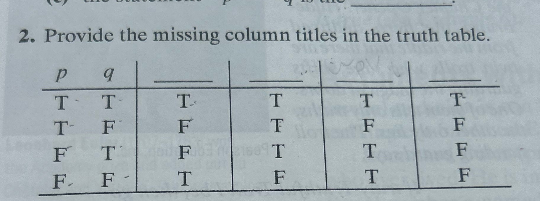solve this question with explanation 2. Provide