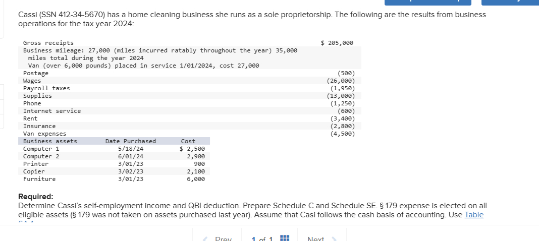 Cassi ( SSN 4 1 2 - 3 4 - 5 6 7 0 ) has a home