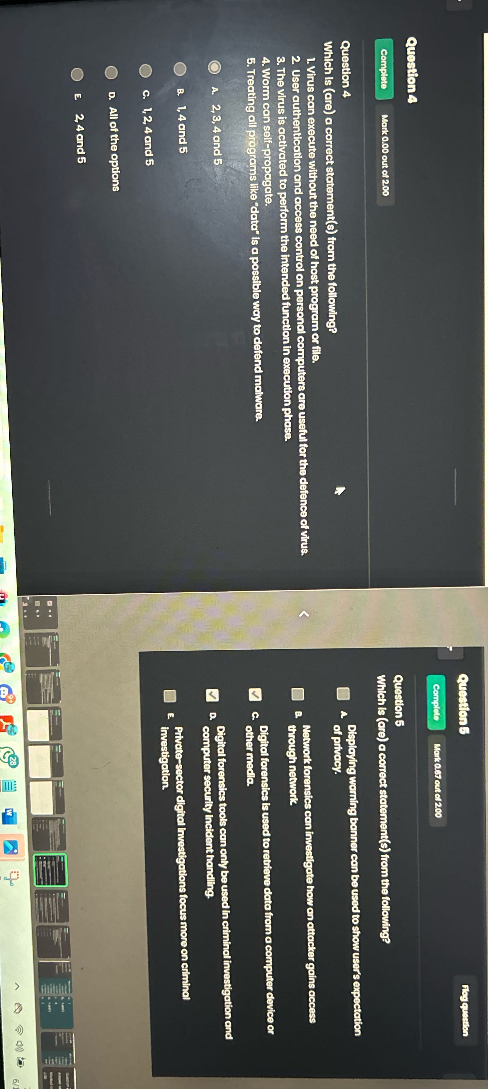 Give me the correct answer for question 4,5 and 6