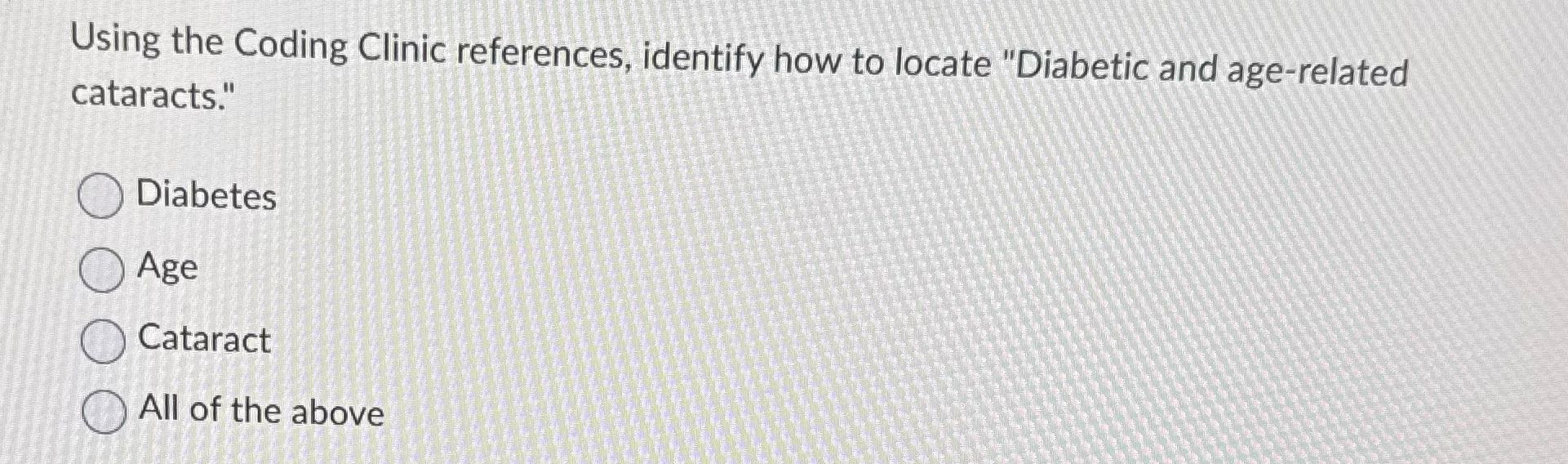 Using the Coding Clinic references, identify how