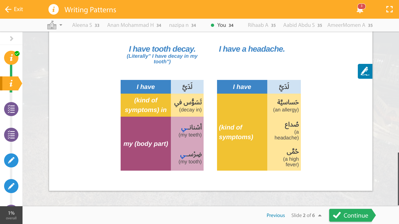 - Exit i Writing Patterns Y Aleena S 33 Anan