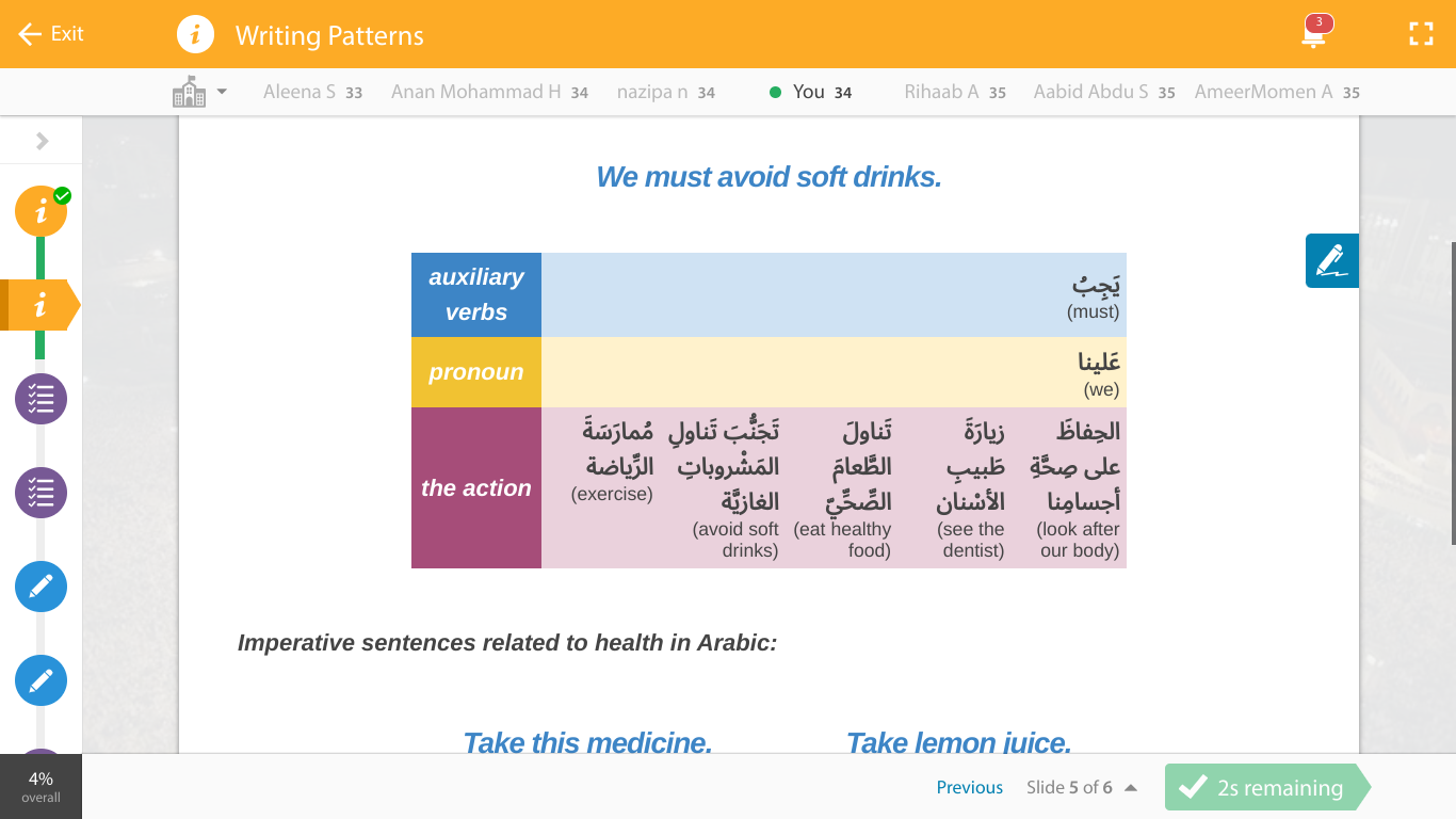 - Exit i Writing Patterns Y Aleena S 33 Anan