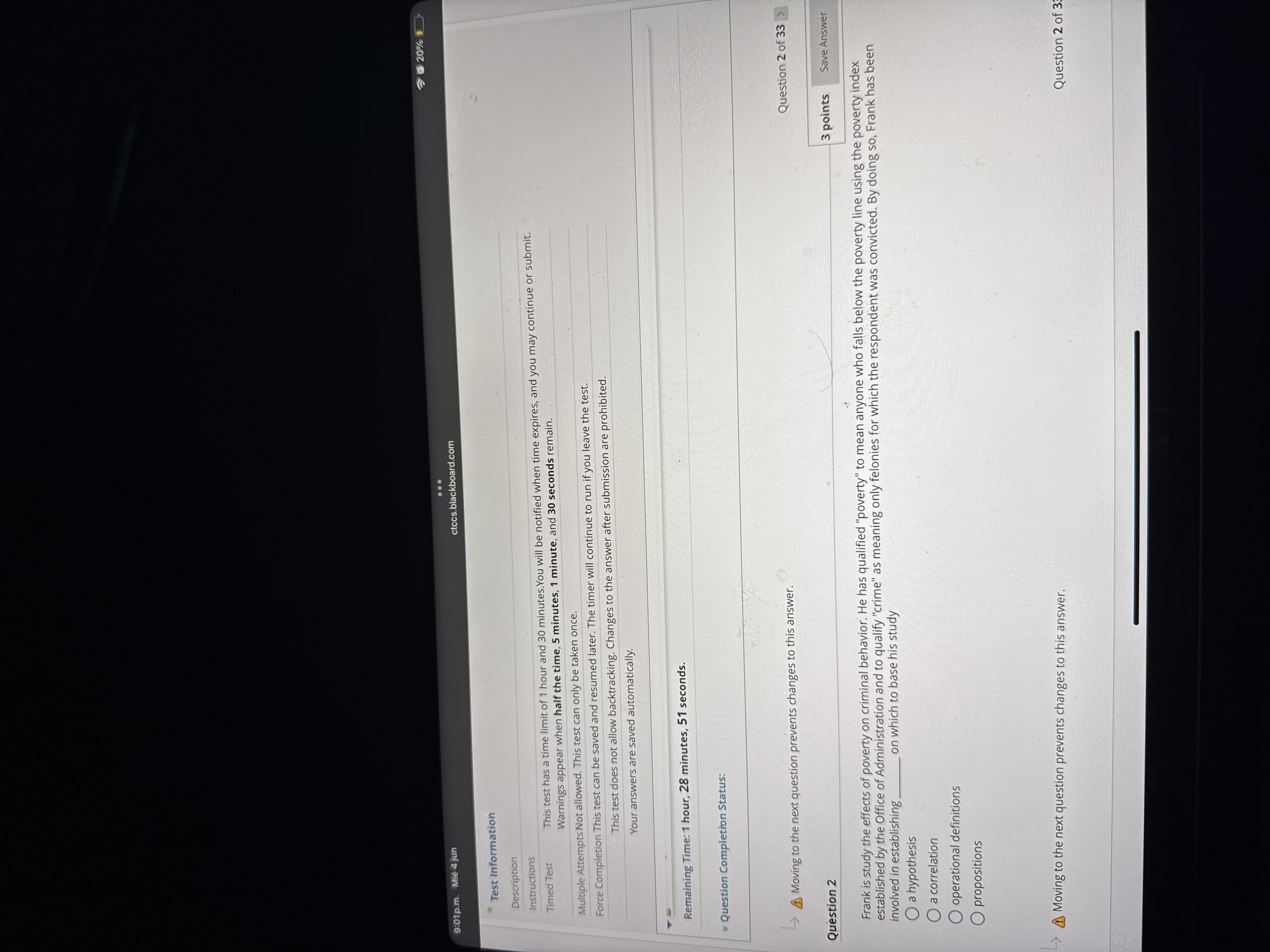 X 20% 9:01p.m. Mie 4 jun . . .