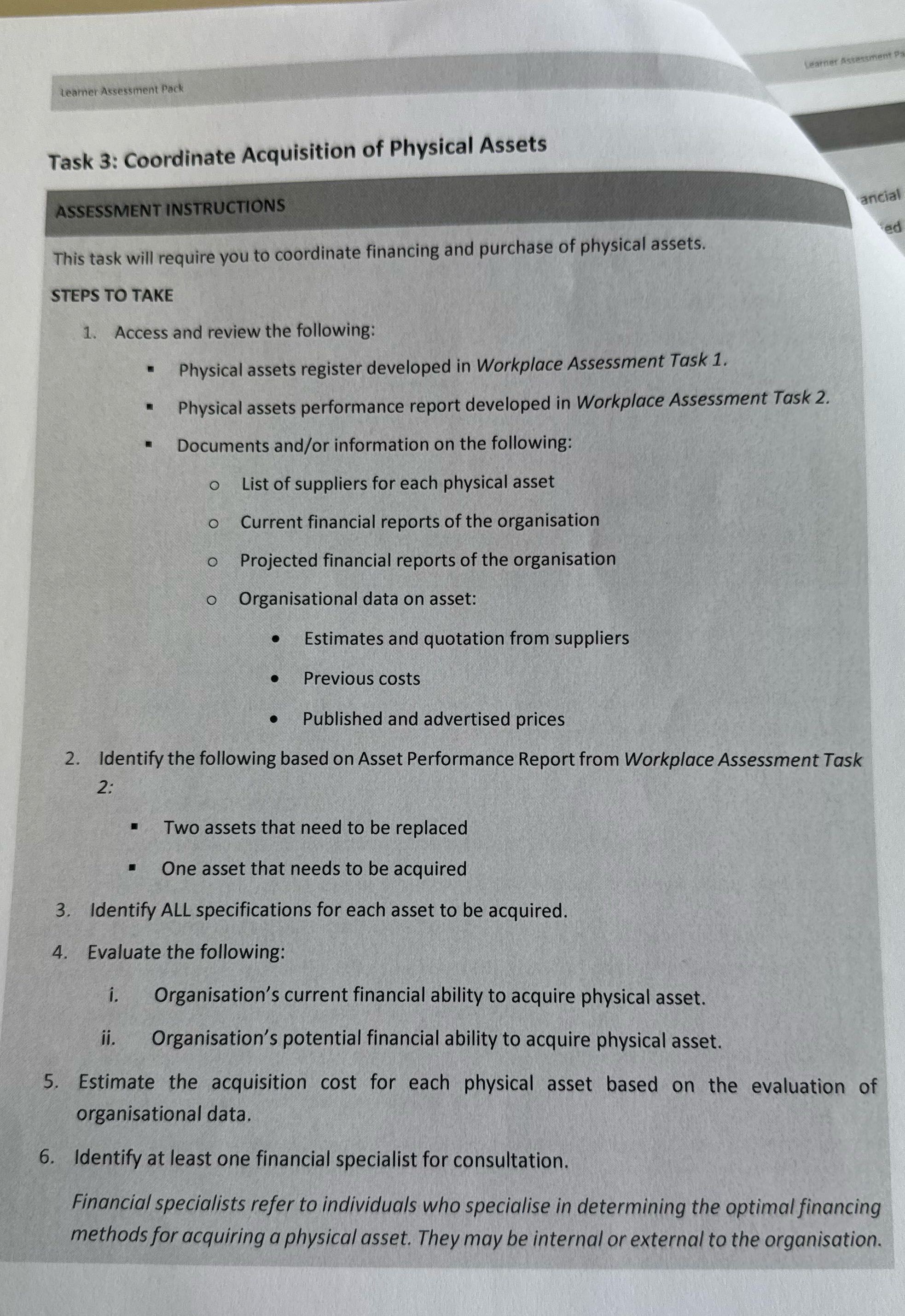 I need answer according you Barrier Assessment