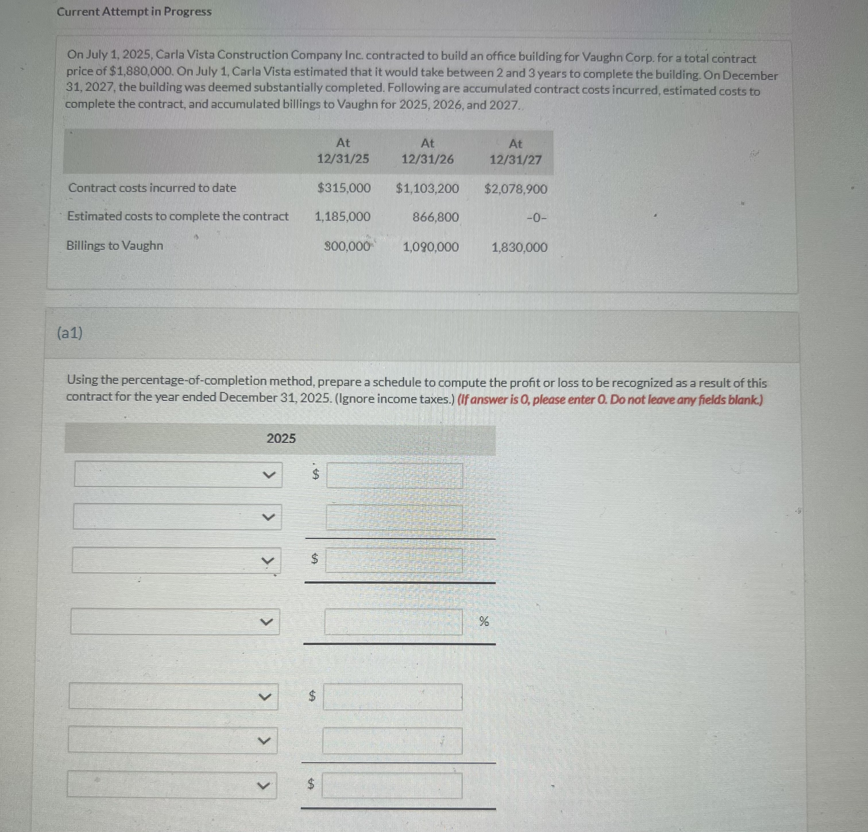 On July 1 , 2 0 2 5 , Carla Vista Construction