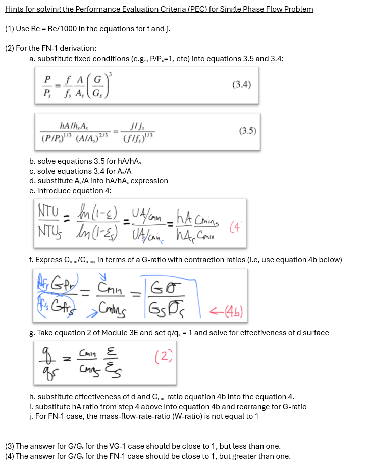Advanced Heat Transfer - Performance Evaluation