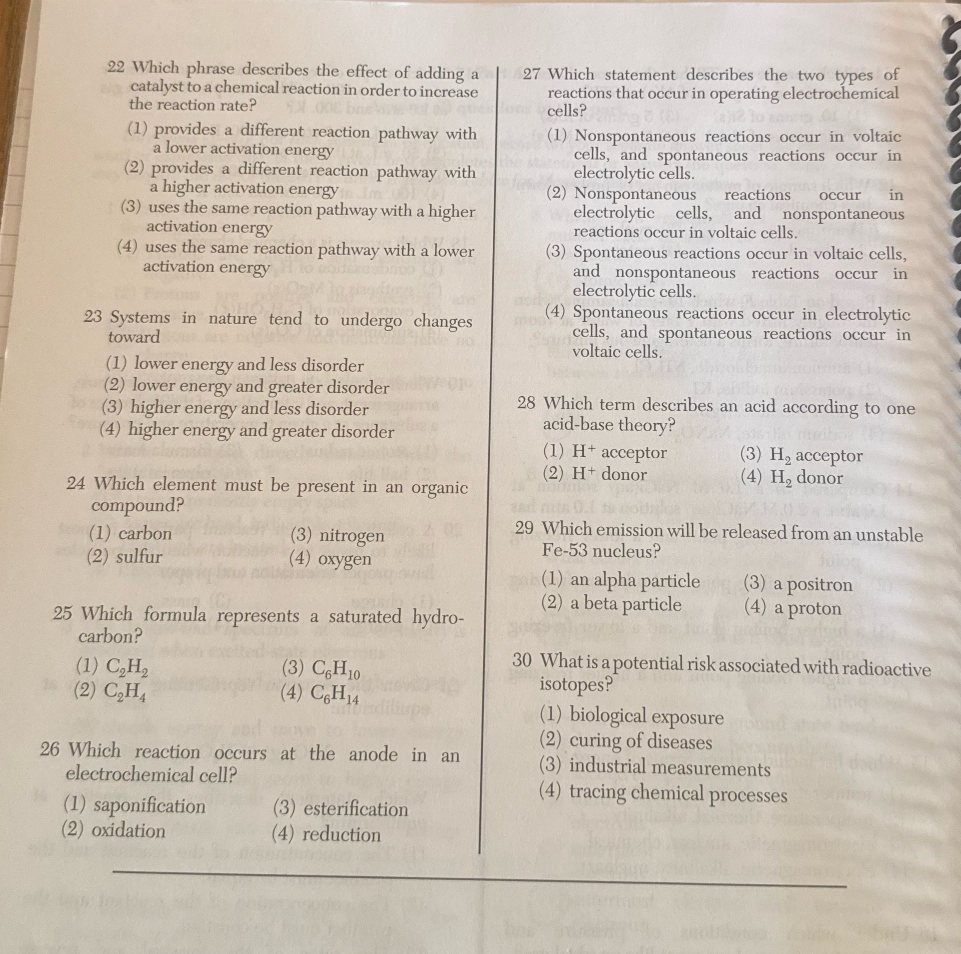 Answer and explain 22 through 30? 22 Which phrase