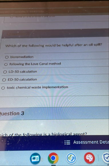 Which of the following would be helpful after an