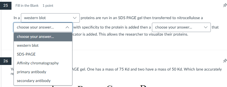 fill in the blank: In a Question Blank 1 of